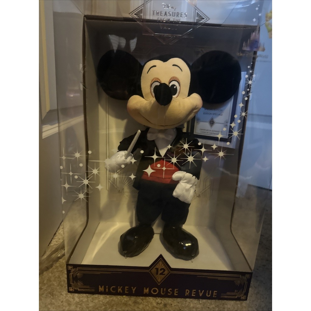🔥 Disney Mickey Mouse Revue Plush Treasures From the Vault Limited Edition Doll